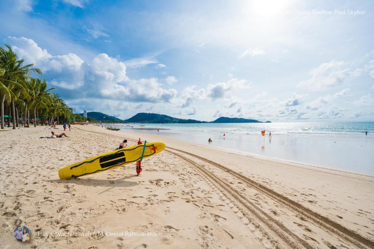 ✪✪✪✪✪ Patong Beachfront Studio Rooftop Pool Skybar 아파트 외부 사진