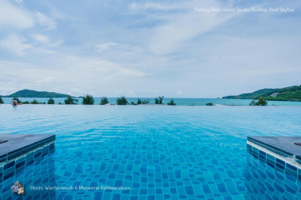 ✪✪✪✪✪ Patong Beachfront Studio Rooftop Pool Skybar 아파트 외부 사진